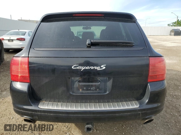 2006 Porsche Cayenne S with VIN WP1AB29P16LA67061, listed as a Copart auction lot 57131765 with 352,022 mi miles and Salvage title. Bid and sale history available at DreamBid. Image 6.