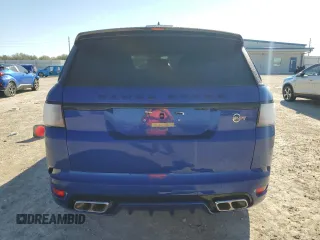 2020 Land Rover Range Rover Sport SVR with VIN SALWZ2RE2LA746158, listed as a Copart auction lot 46848485 with 15,320 mi miles and Salvage Title. Bid and sale history available at carsss.com. Image 6.