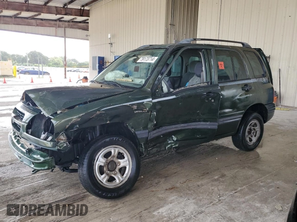 2000 Suzuki Vitara JLS z VIN 2S3TE52VXY6110157, wystawiony jako Copart lot #79173714 z przebiegiem 165 283 mil mil oraz Nie do naprawy • Non repairable. Historia ofert i sprzedaży dostępna na DreamBid. Obrazek 1.