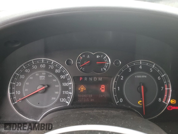 2008 Suzuki XL7 with VIN 2S3DB117586105036, listed as a Copart auction lot 79502344 with 227,215 mi miles and Salvage Title. Bid and sale history available at carsss.com. Image 9.