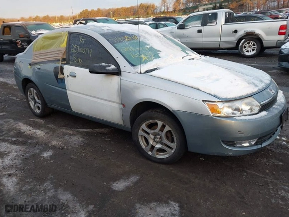 2003 Saturn ION with VIN 1G8AL52FX3Z144563, listed as a IAAI auction lot 41402219 with 999,999 mi miles. Bid and sale history available at carsss.com. Image 1.