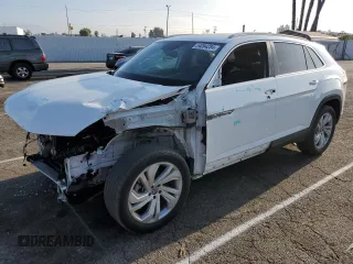 2021 Volkswagen Atlas SEL z VIN 1V2BC2CA2MC215740, wystawiony jako Copart lot #54094284 z przebiegiem 33 857 mil mil oraz . Historia ofert i sprzedaży dostępna na DreamBid. Obrazek 1.