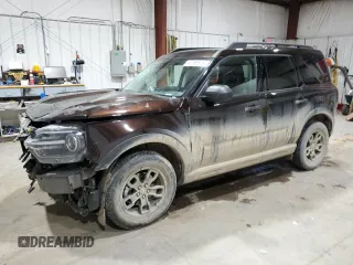 2021 Ford Bronco Sport Big Bend z VIN 3FMCR9B60MRA26561, wystawiony jako Copart lot #42988815 z przebiegiem 59 405 mil mil oraz Szkoda całkowita • Salvage title. Historia ofert i sprzedaży dostępna na DreamBid. Obrazek 1.