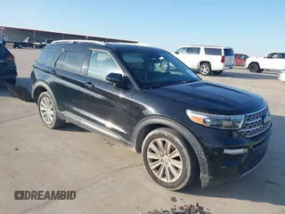 2020 Ford Explorer Limited with VIN 1FMSK7FH3LGA43120, listed as a IAAI auction lot 41238108 with 42,115 mi miles. Bid and sale history available at carsss.com. Image 1.