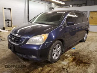 2008 Honda Odyssey Touring with VIN 5FNRL38968B082655, listed as a Copart auction lot 70887554 with 163,082 mi miles and Salvage Title. Bid and sale history available at carsss.com. Image 1.
