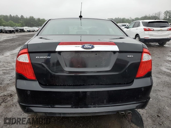 2012 Ford Fusion SEL with VIN 3FAHP0JA1CR348101, listed as a Copart auction lot 60995195 with 147,212 mi miles and Clean title. Bid and sale history available at DreamBid. Image 6.