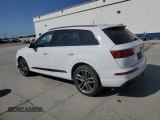 2018 Audi Q7 Prestige with VIN WA1VABF79JD029276, listed as a Copart auction lot 59538445 with 84,705 mi miles and Salvage title. Bid and sale history available at DreamBid. Image 2.