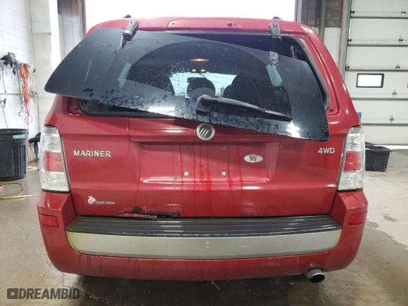 2009 Mercury Mariner with VIN 4M2CU91G19KJ18393, listed as a Copart auction lot 65282024 with 175,420 mi miles and Salvage Title. Bid and sale history available at carsss.com. Image 6.