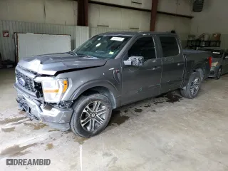 2021 Ford F-150 XL with VIN 1FTEW1CP6MKE92062, listed as a Copart auction lot 50303735 with 40,346 mi miles and Salvage Title. Bid and sale history available at carsss.com. Image 1.