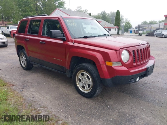 2012 Jeep Patriot Sport with VIN 1C4NJRBB4CD651215, listed as a IAAI auction lot 42511544 with 110,126 mi miles and . Bid and sale history available at DreamBid. Image 1.
