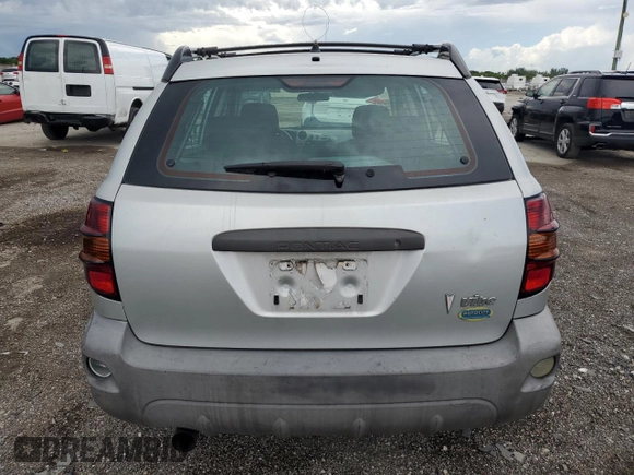 2003 Pontiac Vibe with VIN 5Y2SL62843Z456217, listed as a Copart auction lot 68135204 with 121,847 mi miles and Salvage Title. Bid and sale history available at carsss.com. Image 6.