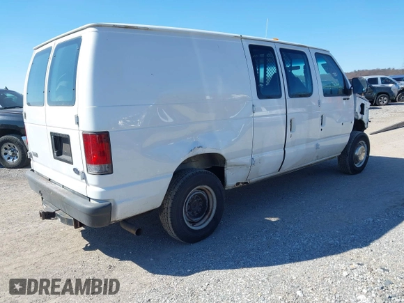 2003 Ford Econoline Cargo Commercial with VIN 1FTNE24L43HB35916, listed as a IAAI auction lot 41526304 with 86,810 mi miles and . Bid and sale history available at carsss.com. Image 4.