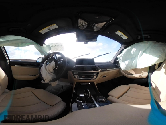 2021 BMW X3 sDrive30i with VIN 5UXTY3C00M9H14796, listed as a IAAI auction lot 41848261 with 50,245 mi miles and . Bid and sale history available at DreamBid. Image 18.