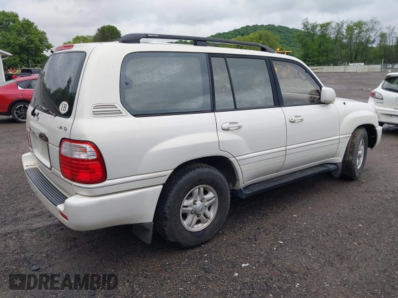 1998 Lexus LX 470 z VIN JT6HT00W9W0007768, wystawiony jako IAAI lot #42322883 z przebiegiem 227 546 mil mil oraz . Historia ofert i sprzedaży dostępna na DreamBid. Obrazek 4.