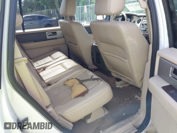 2014 Ford Expedition King Ranch with VIN 1FMJU1J50EEF14445, listed as a IAAI auction lot 42571073 with 125,174 mi miles and . Bid and sale history available at DreamBid. Image 8.