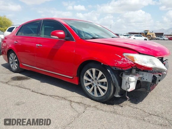 2011 Toyota Avalon with VIN 4T1BK3DB3BU404093, listed as a IAAI auction lot 42163714 with 129,847 mi miles and . Bid and sale history available at carsss.com. Image 1.