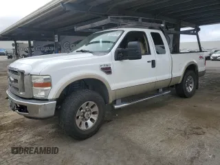 2008 Ford F-250 XL with VIN 1FTSX21R38EB80831, listed as a Copart auction lot 60355795 with 157,486 mi miles and Salvage title. Bid and sale history available at DreamBid. Image 1.
