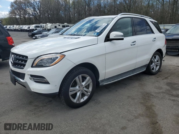 2014 Mercedes-Benz M 350 with VIN 4JGDA5HB6EA318557, listed as a Copart auction lot 53278775 with 160,383 mi miles and Salvage Title. Bid and sale history available at DreamBid. Image 1.