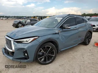 2022 Infiniti QX55 Sensory with VIN 3PCAJ5L38NF104572, listed as a Copart auction lot 79046904 with 23,736 mi miles and Salvage Title. Bid and sale history available at DreamBid. Image 1.