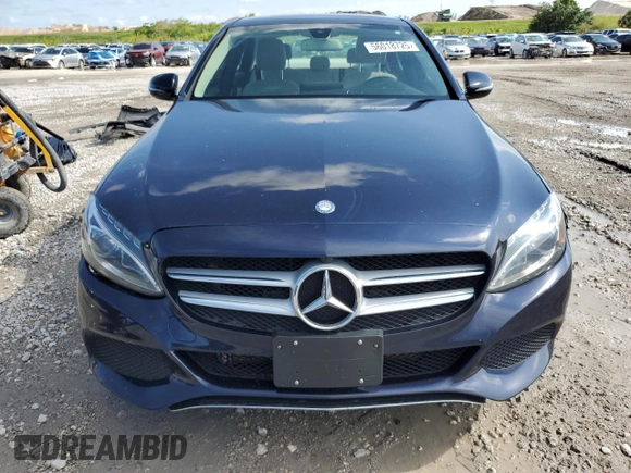 2017 Mercedes-Benz C 300 with VIN 55SWF4KBXHU220949, listed as a Copart auction lot 56018725 with 117,826 mi miles and Clean title. Bid and sale history available at DreamBid. Image 5.