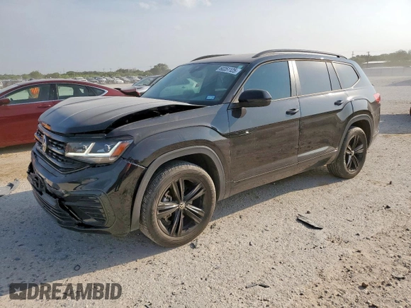 2023 Volkswagen Atlas SEL R-Line Black с VIN 1V2SR2CA4PC538657, выставлен на аукционе Copart как лот 60351125 с пробегом Не указан миль и Списание • Salvage title. История ставок и продаж доступна на DreamBid. Изображение 1.