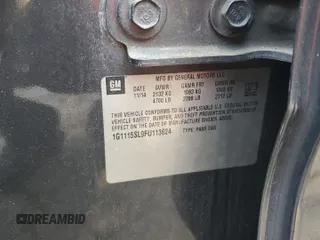 2015 Chevrolet Impala LT z VIN 1G1115SL9FU113624, wystawiony jako Copart lot #56218665 z przebiegiem 163 554 mil mil oraz Szkoda całkowita • Salvage title. Historia ofert i sprzedaży dostępna na DreamBid. Obrazek 12.