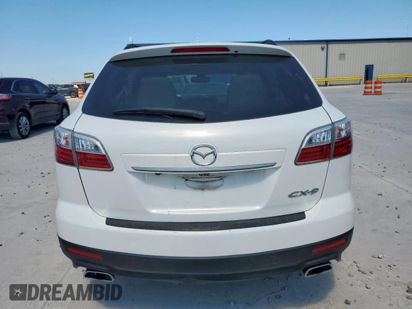 2012 Mazda CX-9 Grand Touring with VIN JM3TB2DA5C0359393, listed as a Copart auction lot 61839075 with 168,740 mi miles and Salvage title. Bid and sale history available at DreamBid. Image 6.