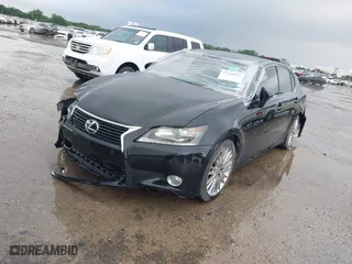 2013 Lexus GS 350 with VIN JTHBE1BL1D5025519, listed as a IAAI auction lot 41733267 with 135,703 mi miles. Bid and sale history available at carsss.com. Image 2.