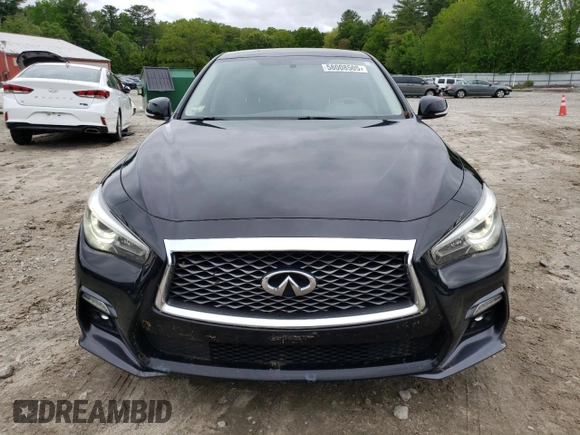 2019 Infiniti Q50 Luxe с VIN JN1EV7AR1KM590382, выставлен на аукционе Copart как лот 58008505 с пробегом 53 026 миль миль и Списание • Salvage title. История ставок и продаж доступна на DreamBid. Изображение 5.