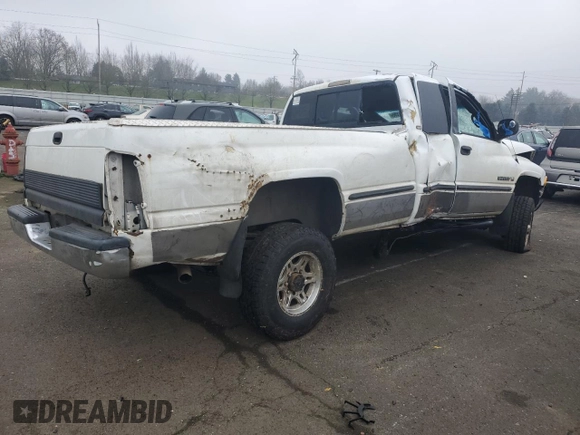 1999 Dodge Ram 2500 with VIN 1B7KF23W1XJ606382, listed as a Copart auction lot 88912865 with 0 mi miles and Clean Title. Bid and sale history available at carsss.com. Image 3.
