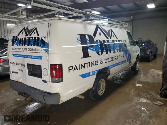 2008 Ford Econoline Cargo z VIN 1FTNS14W88DB38796, wystawiony jako Copart lot #50405215 z przebiegiem 175 876 mil mil oraz Szkoda całkowita • Salvage title. Historia ofert i sprzedaży dostępna na DreamBid. Obrazek 3.