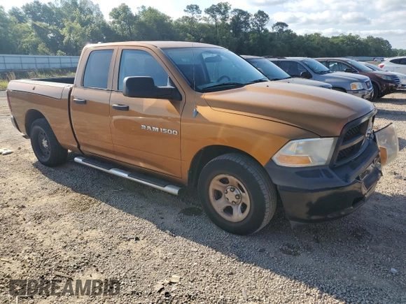 2012 Ram 1500 ST with VIN 1C6RD6FP0CS258814, listed as a Copart auction lot 52071985 with 162,012 mi miles and Salvage title. Bid and sale history available at DreamBid. Image 4.