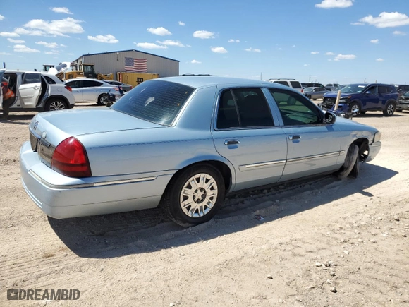 2006 Mercury Grand Marquis GS with VIN 2MEFM74V86X615465, listed as a Copart auction lot 69851504 with 0 mi miles and Salvage Title. Bid and sale history available at carsss.com. Image 3.