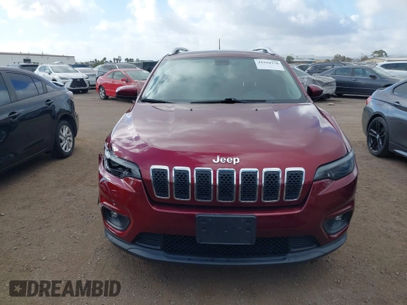 2019 Jeep Cherokee Latitude with VIN 1C4PJLCX5KD347695, listed as a IAAI auction lot 41910370 with 86,713 mi miles and . Bid and sale history available at carsss.com. Image 12.