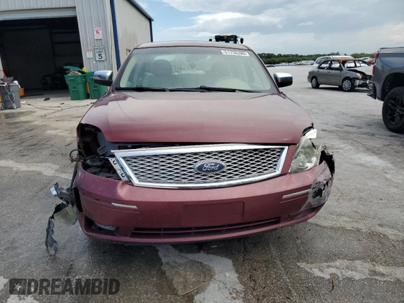 2006 Ford Five Hundred Limited with VIN 1FAFP25196G127452, listed as a Copart auction lot 61756795 with 186,112 mi miles and Salvage title. Bid and sale history available at DreamBid. Image 5.