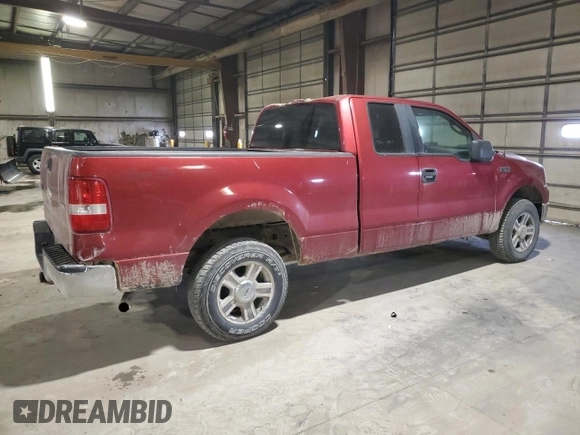 2007 Ford F-150 STX with VIN 1FTRX14W57KC26508, listed as a Copart auction lot 89247975 with 118,011 mi miles and Salvage Title. Bid and sale history available at carsss.com. Image 3.
