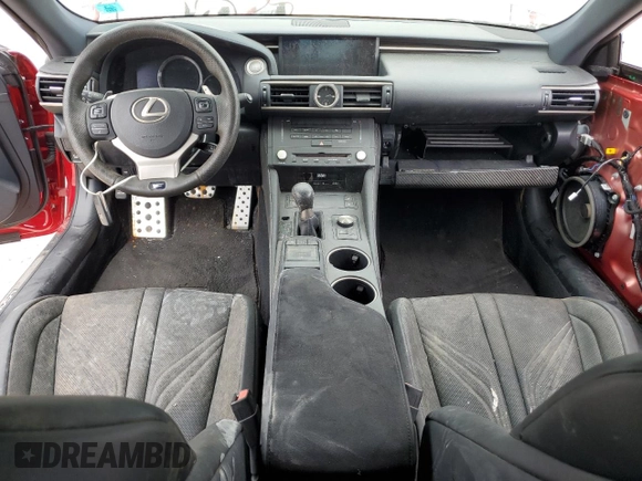 2015 Lexus RC F F z VIN JTHHP5BC6F5003191, wystawiony jako Copart lot #48727033 z przebiegiem Nie podano mil oraz . Historia ofert i sprzedaży dostępna na DreamBid. Obrazek 8.