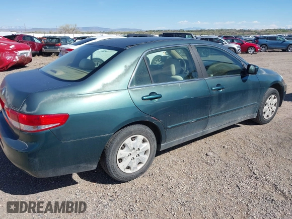 2003 Honda Accord LX z VIN JHMCM553X3C008092, wystawiony jako IAAI lot #42171596 z przebiegiem 238 785 mil mil oraz . Historia ofert i sprzedaży dostępna na DreamBid. Obrazek 4.