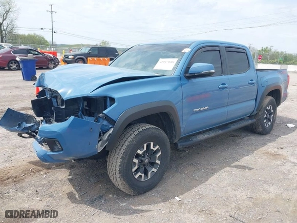 2019 Toyota Tacoma 4WD SR with VIN 3TMCZ5AN0KM260201, listed as a IAAI auction lot 42017048 with 49,216 mi miles. Bid and sale history available at carsss.com. Image 2.