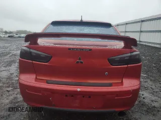 2009 Mitsubishi Lancer GTS with VIN JA3AU86W99U002899, listed as a Copart auction lot 52886455 with 174,184 mi miles and Salvage Title. Bid and sale history available at carsss.com. Image 6.