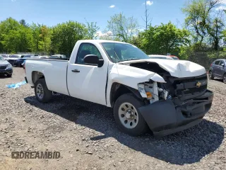 2012 Chevrolet Silverado 1500 Work Truck with VIN 1GCNCPEX9CZ229238, listed as a Copart auction lot 54558435 with 104,993 mi miles and Salvage Title. Bid and sale history available at DreamBid. Image 4.