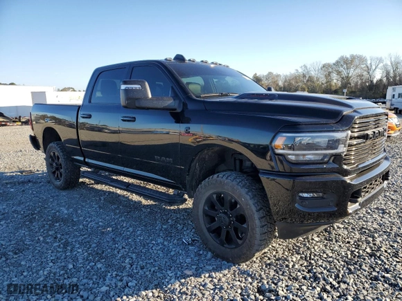 2024 Ram 2500 Laramie with VIN 3C6UR5FLXRG179931, listed as a Copart auction lot 41413045 with 9,577 mi miles and Salvage Title. Bid and sale history available at carsss.com. Image 4.