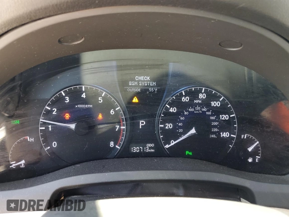 2014 Lexus RX 350 with VIN 2T2BK1BA5EC247604, listed as a Copart auction lot 55172555 with 130,713 mi miles and Salvage title. Bid and sale history available at DreamBid. Image 9.