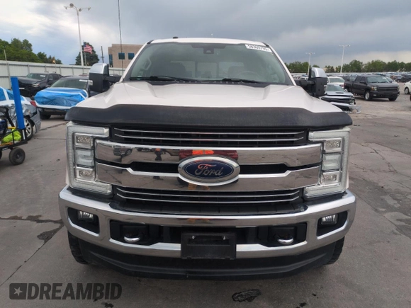 2017 Ford F-350 Platinum with VIN 1FT8W3BT1HEB31690, listed as a Copart auction lot 58369795 with 115,704 mi miles and Salvage title. Bid and sale history available at DreamBid. Image 5.