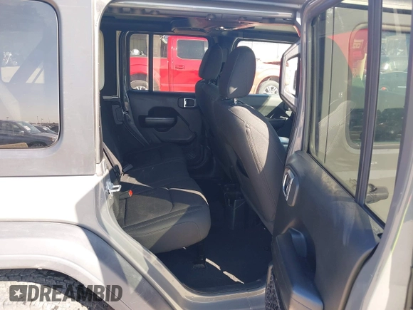 2020 Jeep Wrangler Unlimited Sport S with VIN 1C4HJXDN9LW223055, listed as a IAAI auction lot 41975355 with 61,349 mi miles and . Bid and sale history available at DreamBid. Image 8.