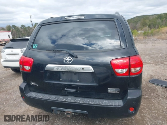 2008 Toyota Sequoia Ltd with VIN 5TDZY68A18S014708, listed as a IAAI auction lot 41805662 with 254,638 mi miles. Bid and sale history available at carsss.com. Image 16.