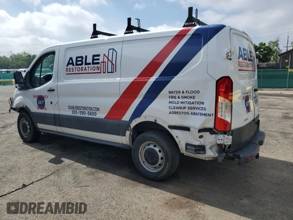 2017 Ford Transit with VIN 1FTYR1YG9HKA56552, listed as a Copart auction lot 59769755 with 116,001 mi miles and Salvage title. Bid and sale history available at DreamBid. Image 2.