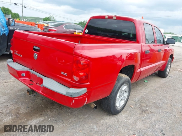 2007 Dodge Dakota SLT with VIN 1D7HE48K17S103188, listed as a IAAI auction lot 42187066 with 113,061 mi miles and . Bid and sale history available at carsss.com. Image 4.