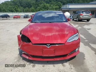 2020 Tesla Model S Long Range with VIN 5YJSA1E25LF412216, listed as a Copart auction lot 62078295 with 45,384 mi miles and Salvage title. Bid and sale history available at DreamBid. Image 5.
