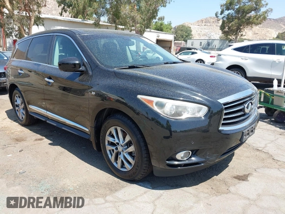 2014 Infiniti QX60 z VIN 5N1AL0MM9EC512298, wystawiony jako IAAI lot #42818328 z przebiegiem 114 427 mil mil oraz . Historia ofert i sprzedaży dostępna na DreamBid. Obrazek 1.